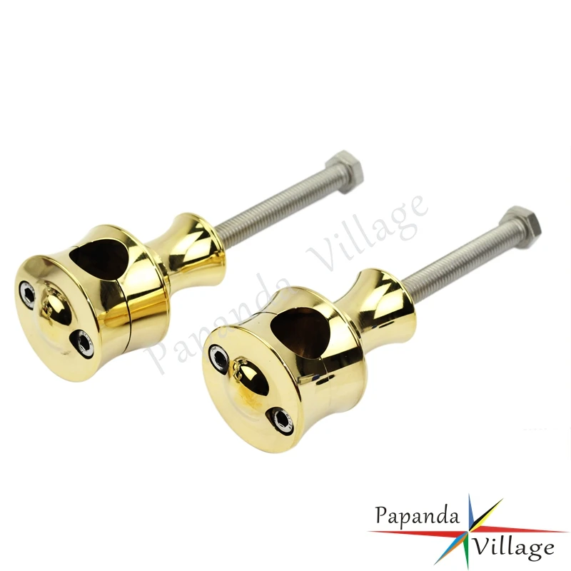 Papanda мотоцикл Латунь 1 &quotручка барные стояки Крепление зажим Байк 25 мм руль стояк