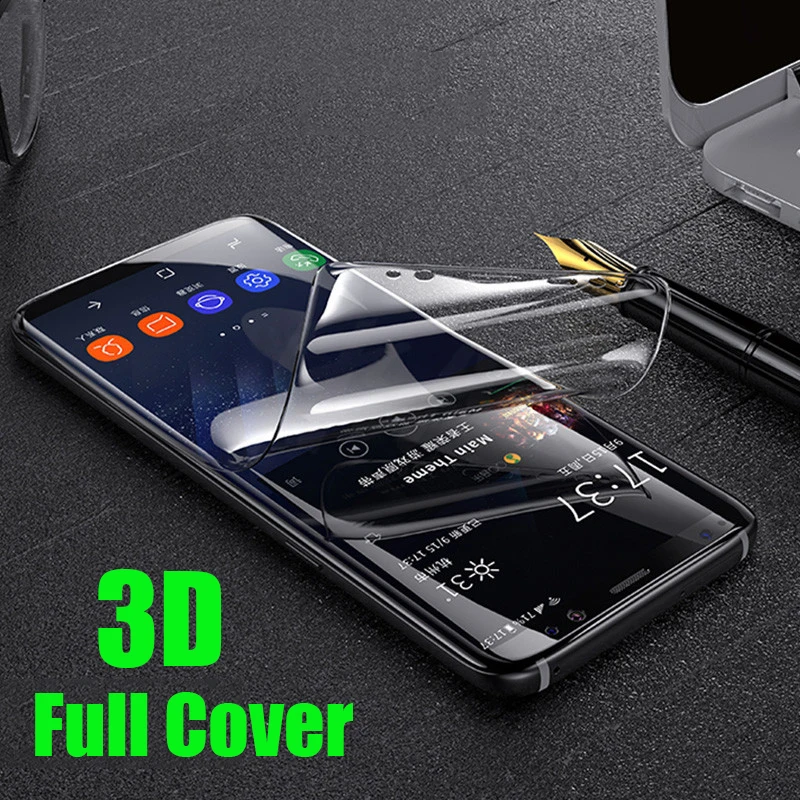 3D мягкая Гидрогелевая пленка для Samsung Galaxy S10 S8 S9 A8 Plus S7 Edge Защитная экрана Note 9 8 A9 не стекло|Защитные стёкла и