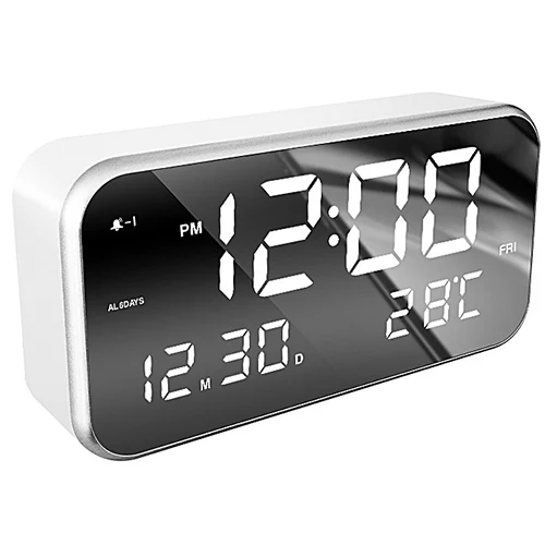 Светодиодный музыкальный будильник с аккордом 2019 светодиодов отображение