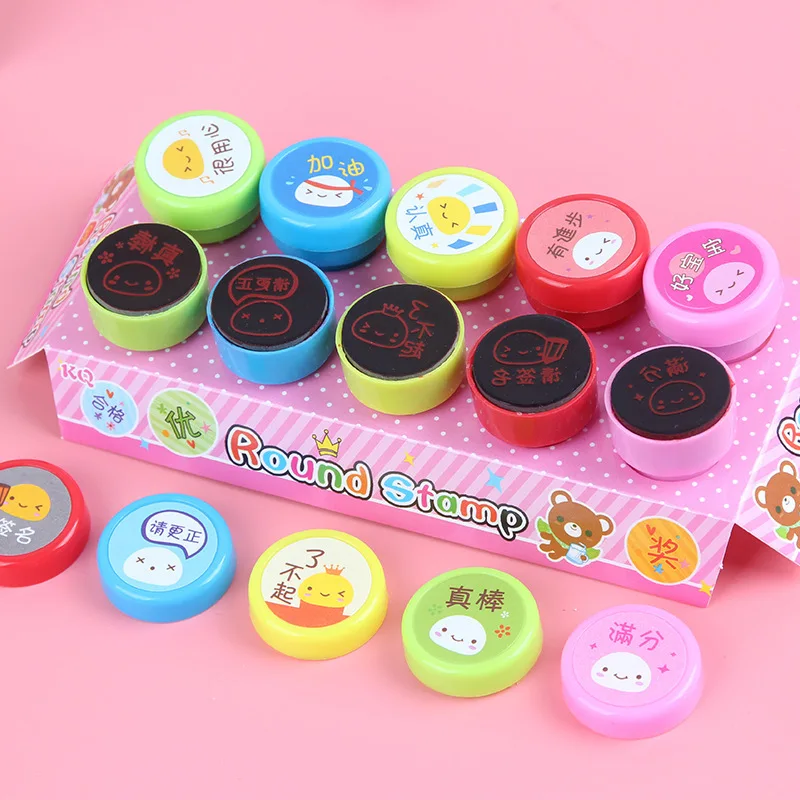 

1pcs Children Toy Stamps Cartoon Animals Fruits Kids Seal For Scrapbooking Stamper DIY Cartoon Stamper Toys Girls Gift Wholesale