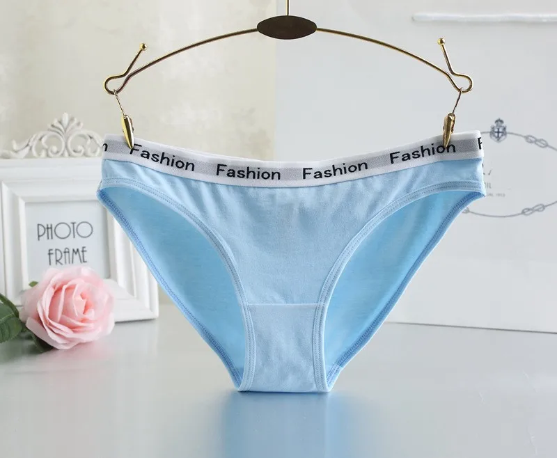 Xxxl, женские спортивные трусы с низкой талией, Короткое женское нижнее белье, хлопковое нижнее белье, Дамское дышащее сексуальное однотонное нижнее белье, 5 шт./лот - Цвет: Небесно-голубой