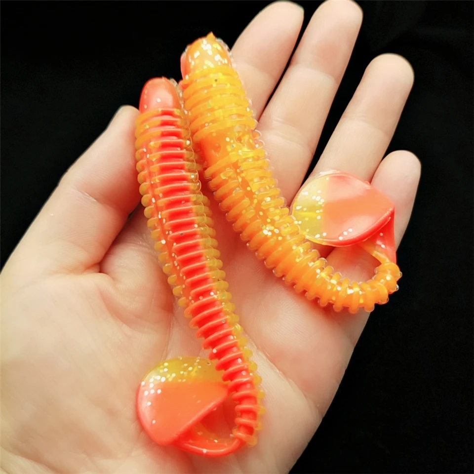 Noeby 20 шт. 12,4 г 12 см искусственные мягкие приманки червь Swimbaits джиг-головки нахлыстом силиконовой резины рыбья