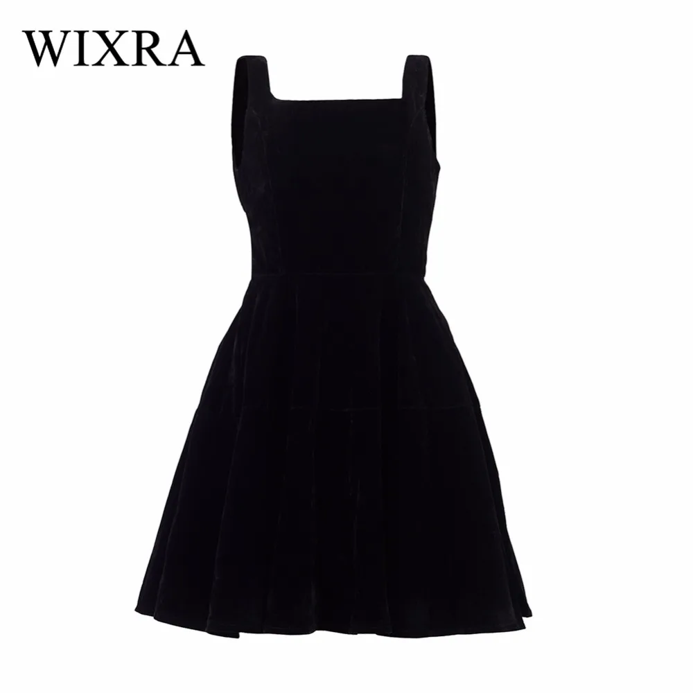 WIXRA, базовое платье на бретелях,, черное, с вырезом лодочкой, без рукавов, элегантное, а-силуэт, бальное платье, для женщин, сексуальное, весеннее, плиссированное, до колена, платья