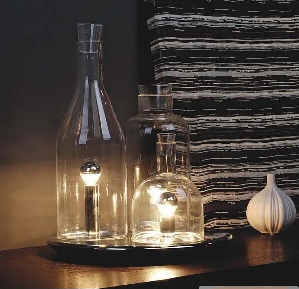 Современная светодиодная настольная лампа 3 шт. прикроватная для бутылки