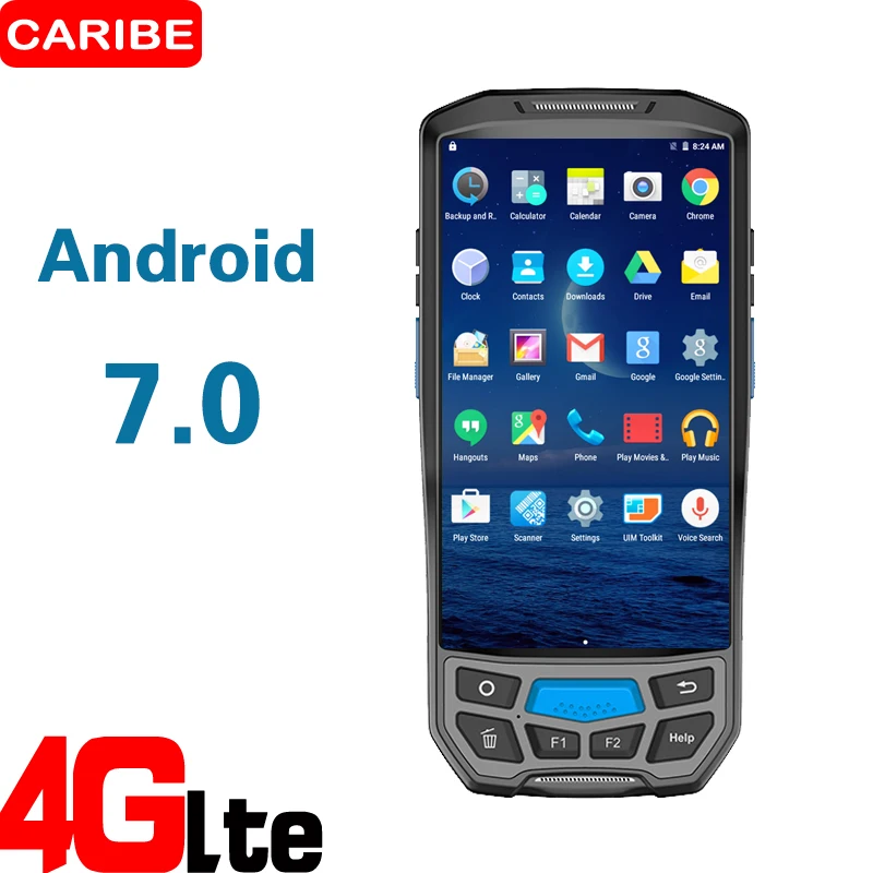 CARIBE 2D Bluetooth сканер штрих-кода для andorid Pos терминал с принтером считывающее