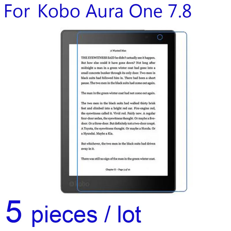 5 шт./упак. Защитные пленки для Kobo Aura H20 Edition 2 2017/One 7 8/HD 6 8 LCD Прозрачная/матовая/нано