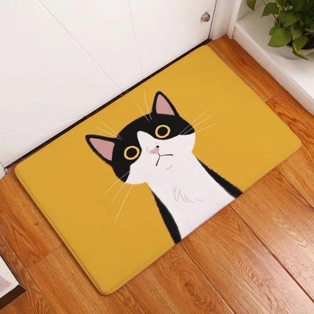 3 Kawaii Добро пожаловать, коврики для ванной комнаты, кухни, с рисунком кота, коврики для гостиной, Противоскользящие коврики - Цвет: 3