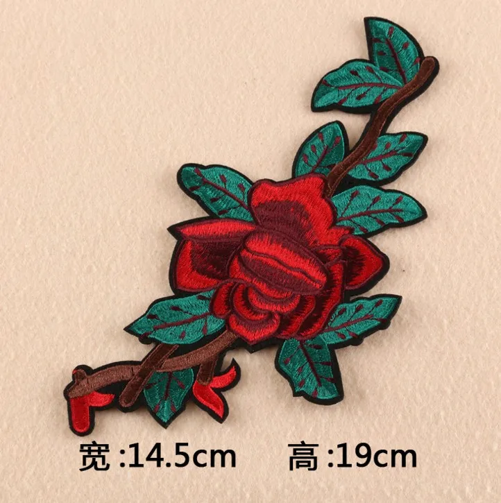 1 шт. роза цветок Фламинго бабочка своими руками нашивки для одежды большая