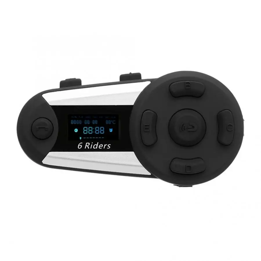 Мотоциклетный шлем T20S Bluetooth интерфон дуплексная гарнитура с дисплеем