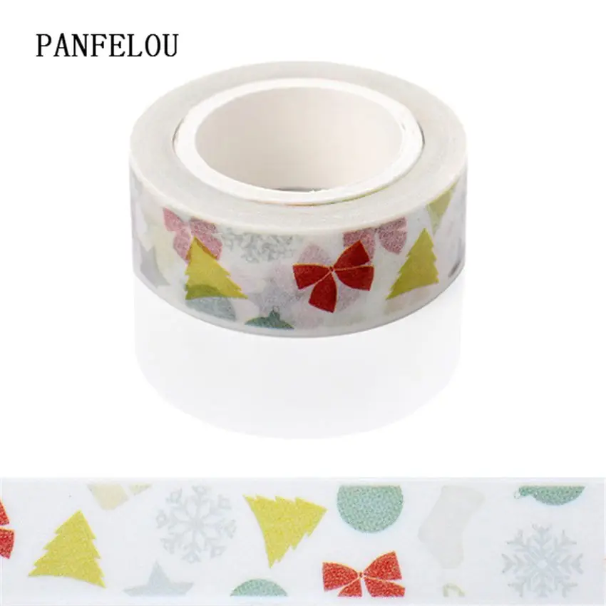 PANFELOU 1,5 см x 10 м следы кошка деления наклейки границы маскировки клейкая бумага васи ленты DIY Скрапбукинг руки счета
