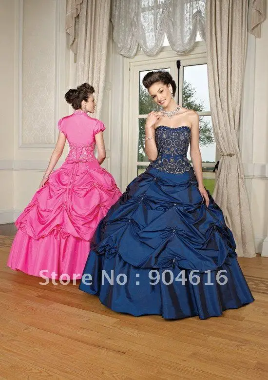 Wholesale mori Taffeta Sweetheart neckline Quinceanera Dresses all color and size MS341 | Свадьбы и торжества