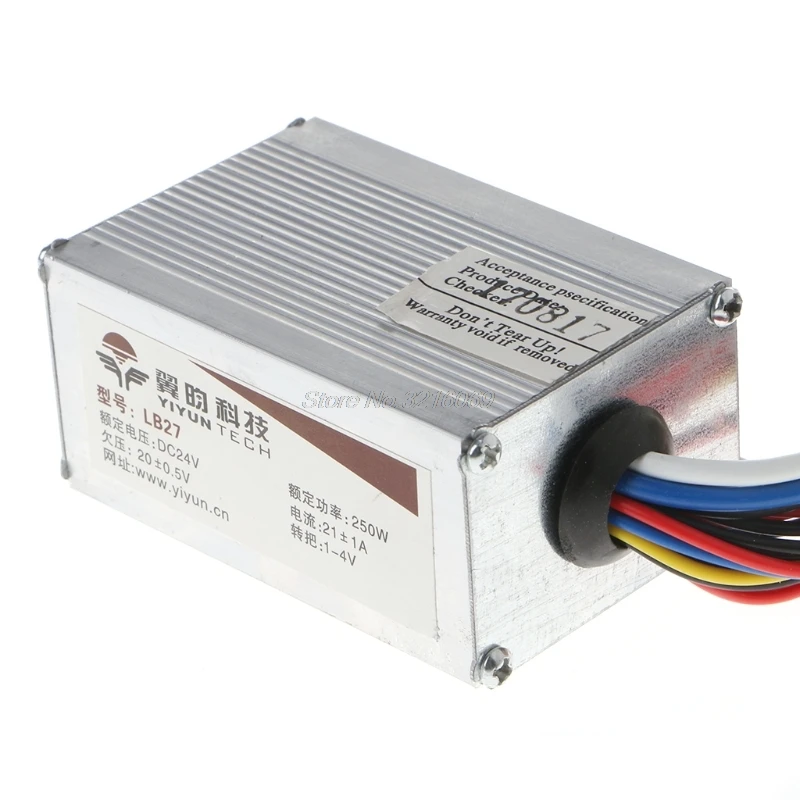 DC 24V 250W регулятор скорости двигателя для электрического велосипеда скутера