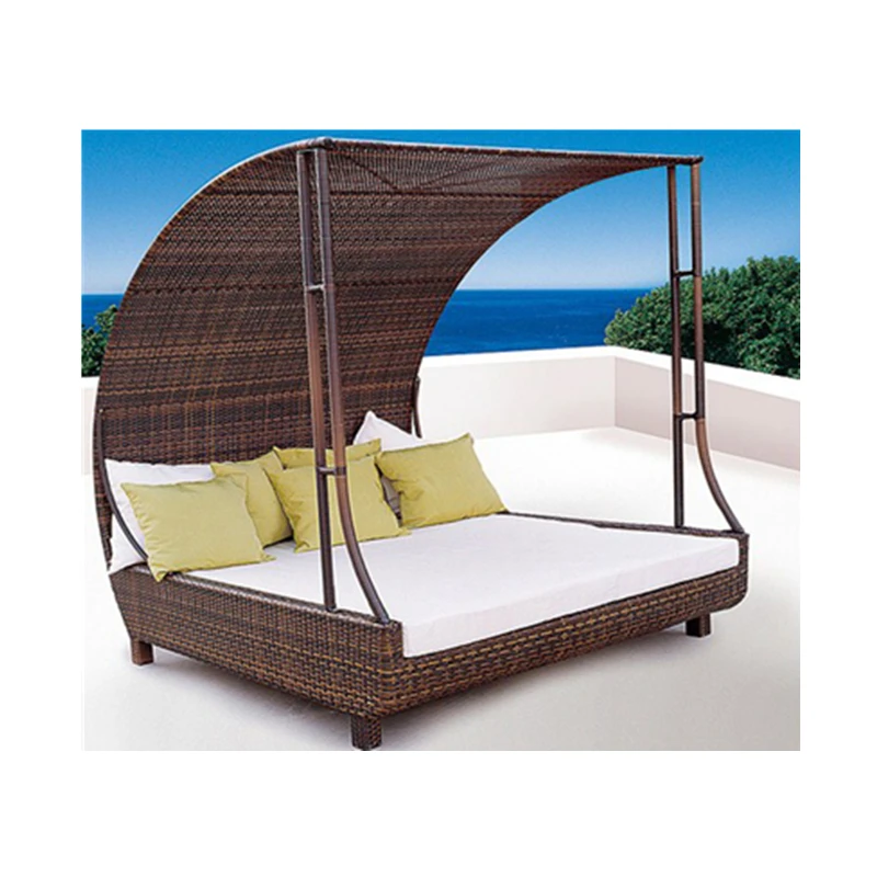 Заводские магазины уличная садовая мебель Роскошные Ротанговые шезлонги с