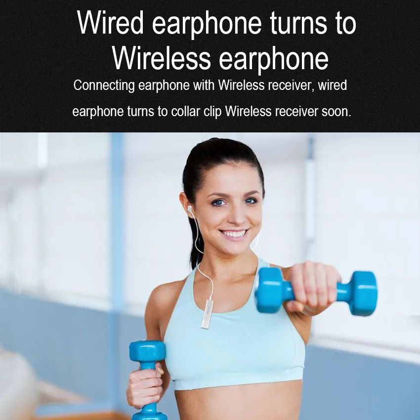 

Fineblue W688 Wireless Sports In-Ear Headset Bluetooth Earbuds Handsfree Calls with Microphone Wired Earphone+Bluetooth Receiver