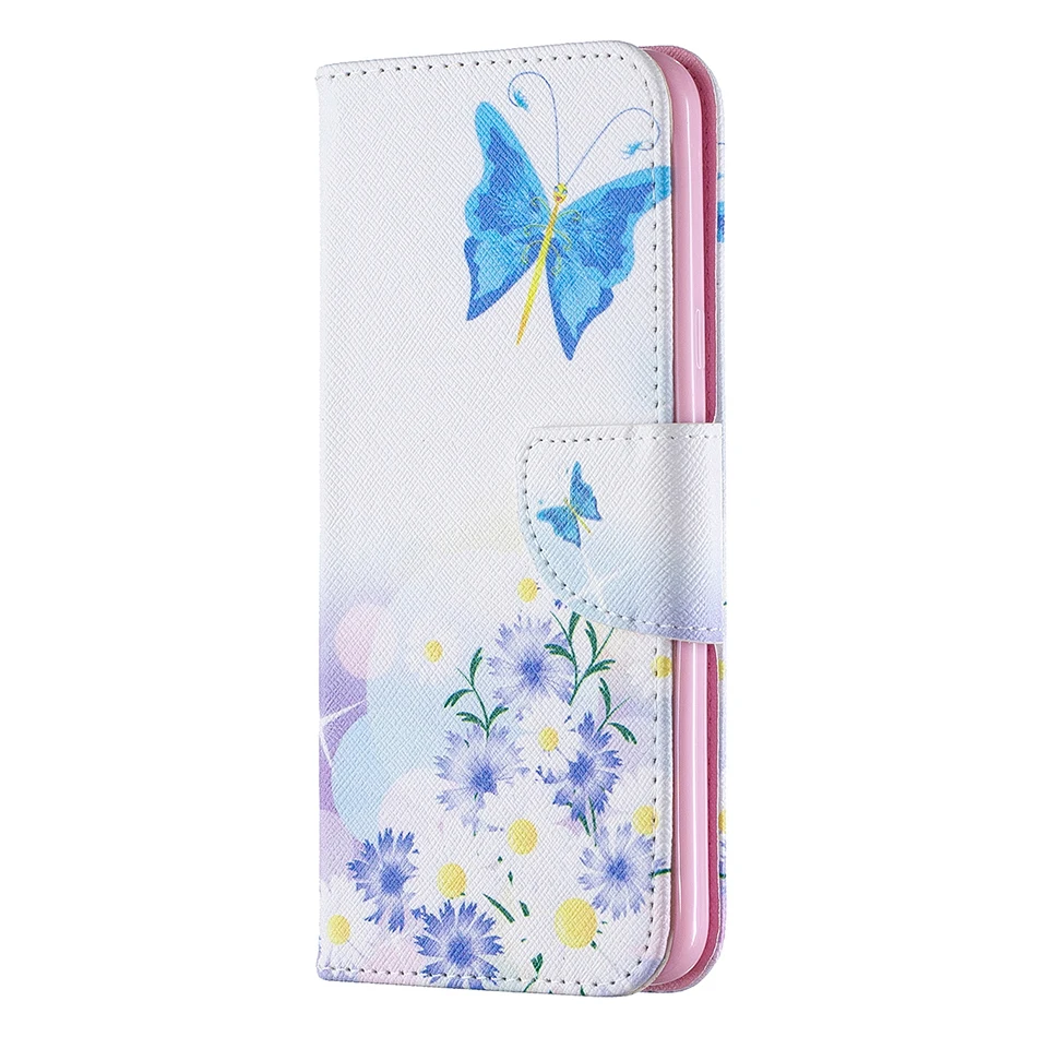 Butterfly Flower Роскошный чехол для LG Stylo 4 5 K40 K50 Q60 G6 G7 ThinQ Q6 Q8 K8 K9 K10 K11 Чехол-бумажник с откидной крышкой для LG Q Stylus Coque Fundas - Цвет: Butterfly Flower