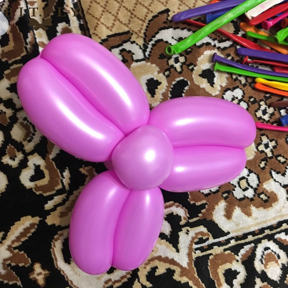 100 шт./лот латексные воздушные шары Длинные Воздушные в виде животных для