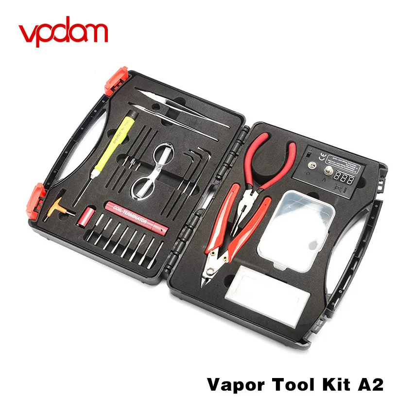 Оригинальный Vpdam Vapor Tool Kit A2 электронная сигарета инструмент сумка комплект для