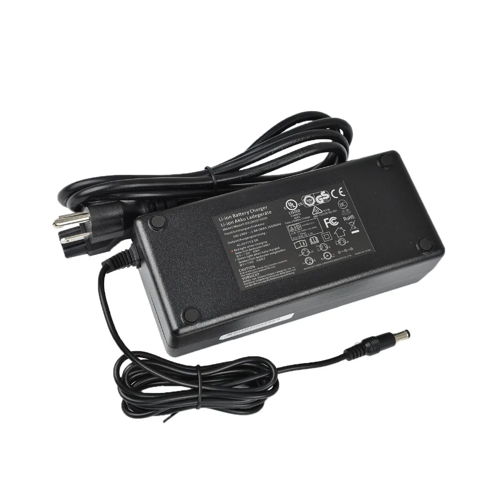 SANS 42V 2A зарядное устройство XLR или DC2.5 головка для 36V литиевая электровелосипед велосипед батарея
