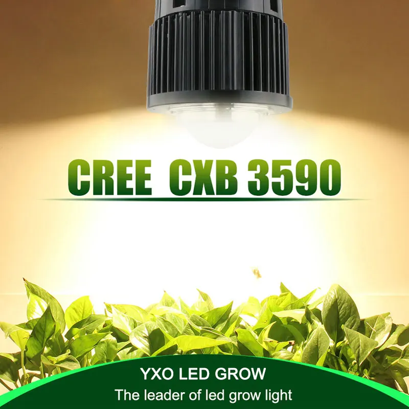 CREE CXB3590 100 Вт COB CITIZEN Светодиодная лампа полного спектра 200 лм = HPS для выращивания