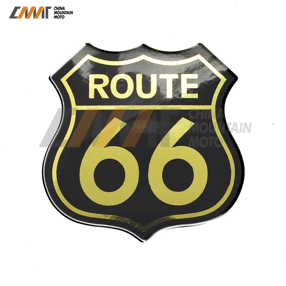 3D наклейка для мотоцикла американский Route 66 автомобиля хвост вездехода|Наклейки