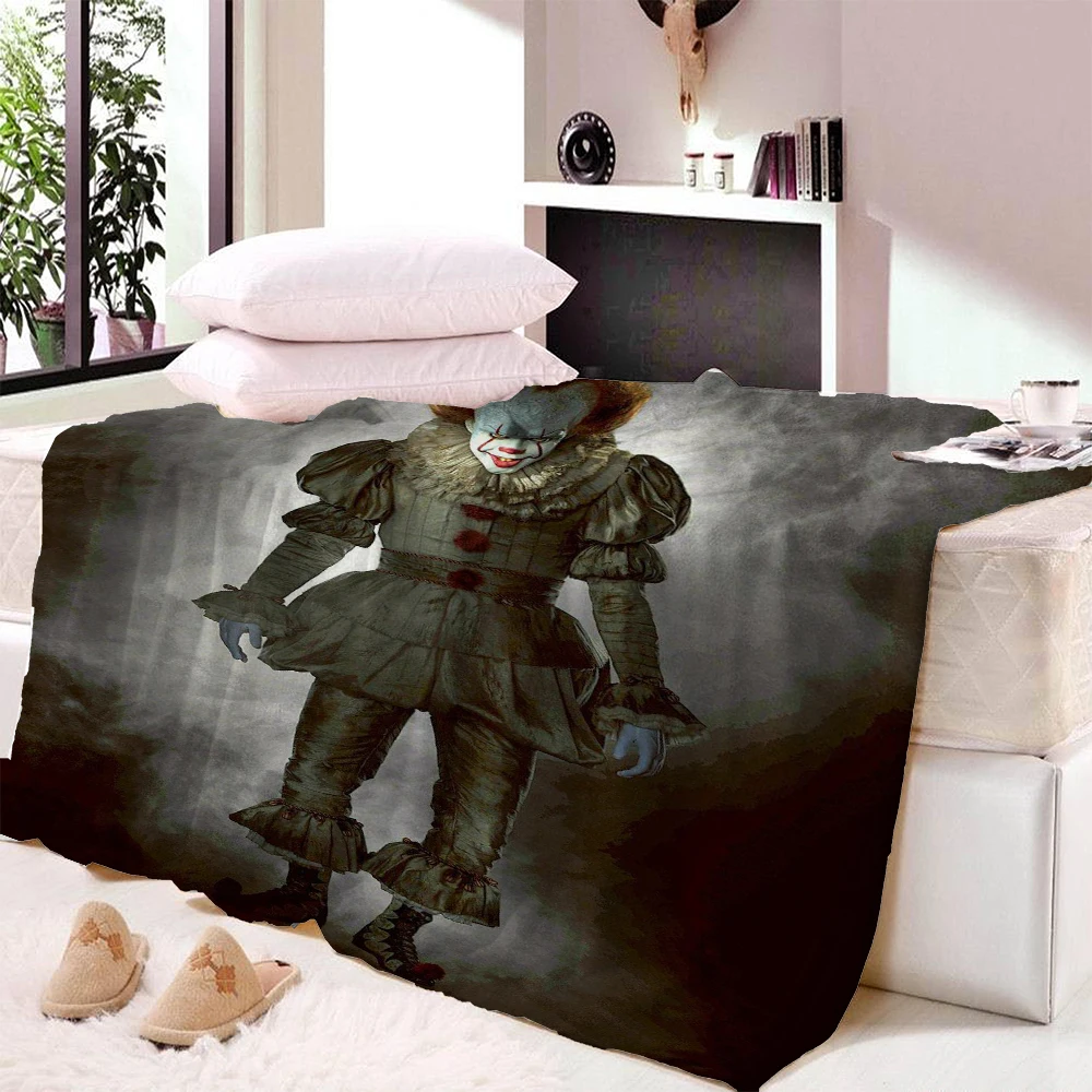 Клоун одеяло Стивен Кинг это сверхмягкий комфортный бархат плюшевое кондиционер