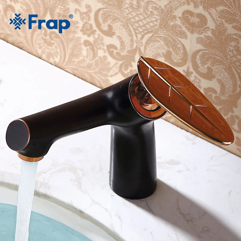 Frap 1 комплект новый черный медный винтажный латунный кран с одной ручкой для