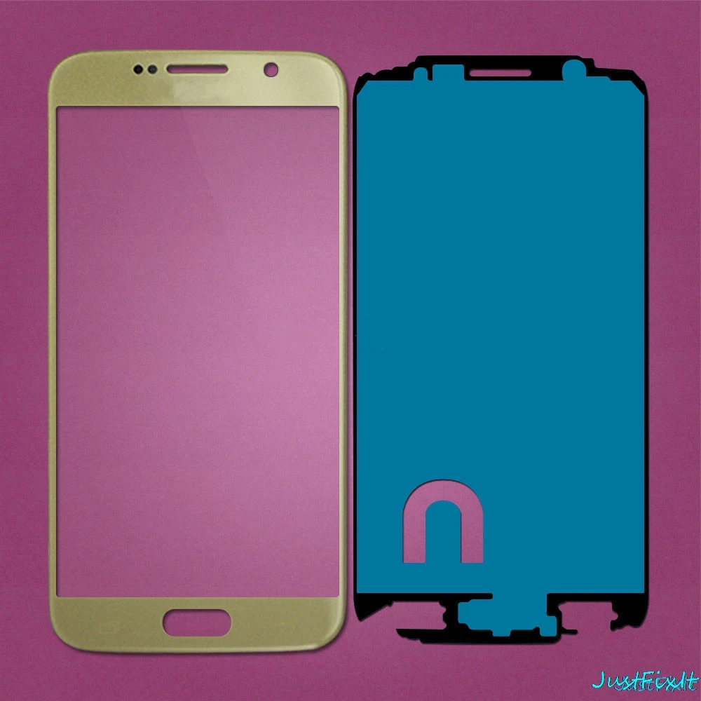 10 шт./лот S6 передняя стеклянная линза для samsung G920A G920F G920p ЖК-дисплей Замена +
