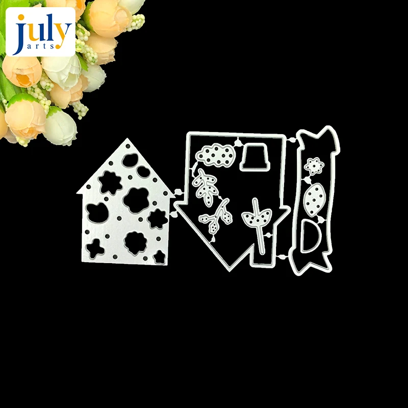 Julyarts Pretty House штампы и штампы для скрапбукинга режущие штампы и украшения открыток