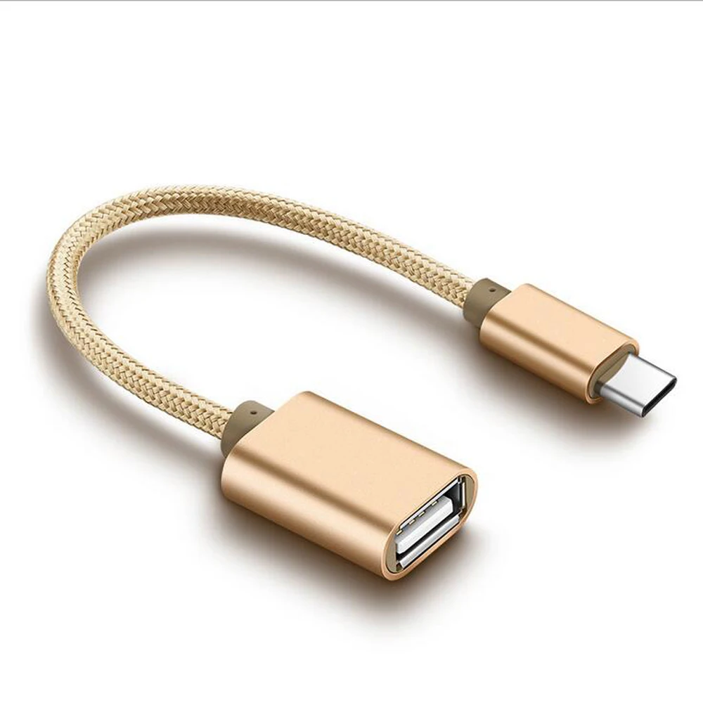 Кабель переходник с USB C 3 0 типа папа на мама|Зарядные устройства для телефонов| |