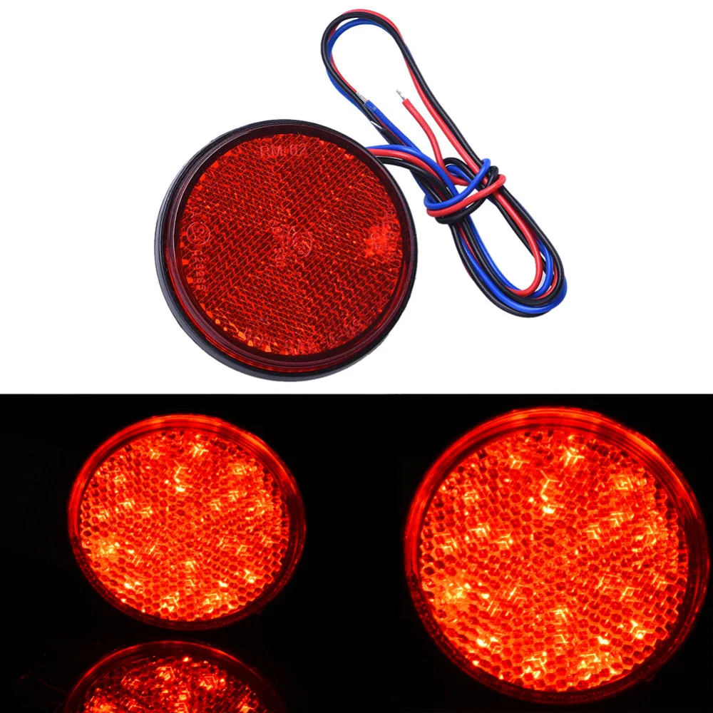 12V-24V светодиодный задний светильник s 24 SMD лампа отражатель стоп-сигнал для