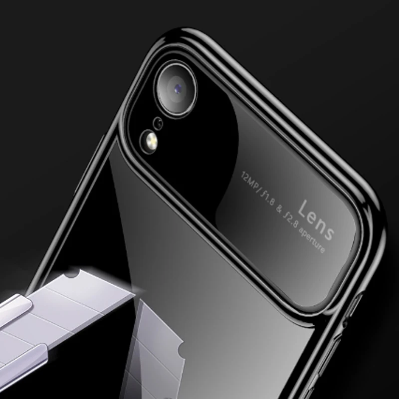 1 шт. чехол для телефона iphone xs/xr мм ультра-тонкий ПК xs max 3D Изогнутая Стеклянная