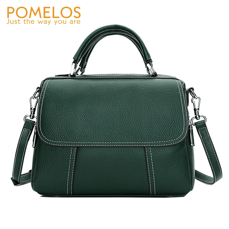 POMELOS женская кожаная сумка 2019 модная женские ручные сумки высокое качество через