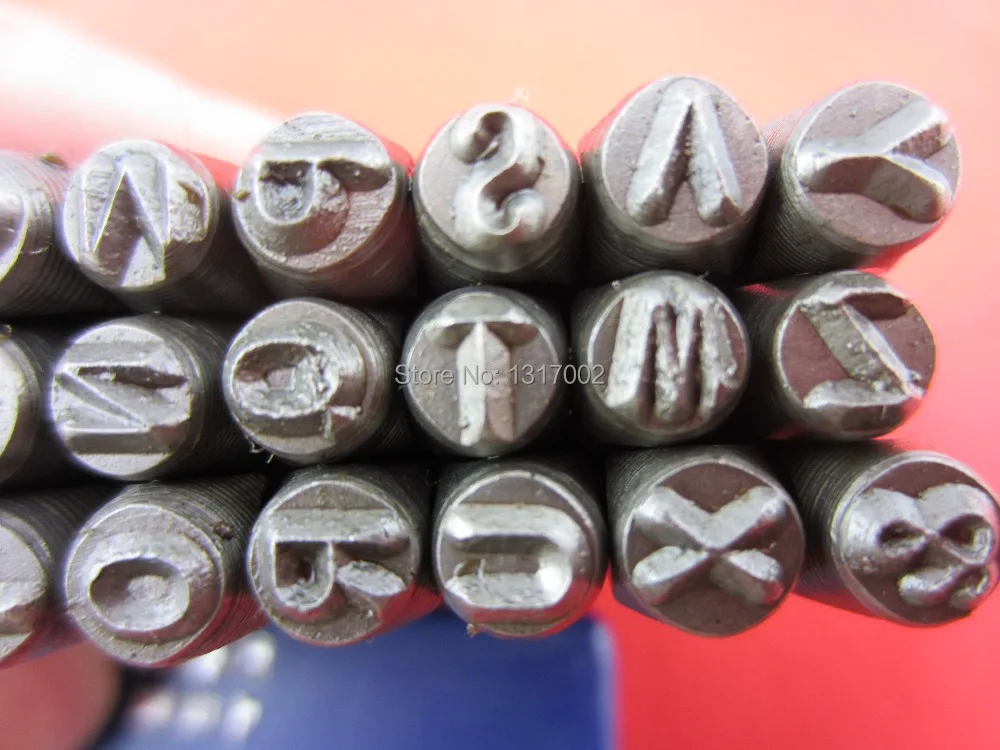 Jewelry Alloy Steel 6mm Metal Letter Punch Stamping Set Good Hardness And Tenacity | Украшения и аксессуары