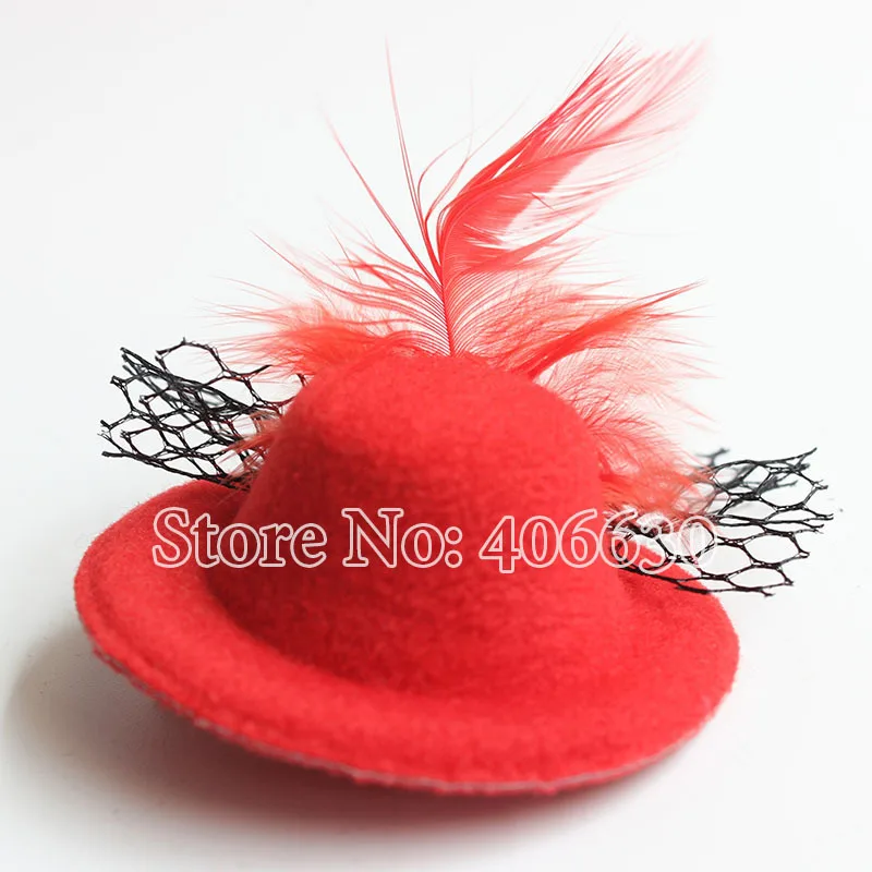 Маленькая миниатюрная шляпа диаметром 5 см аксессуары для волос девочек детские