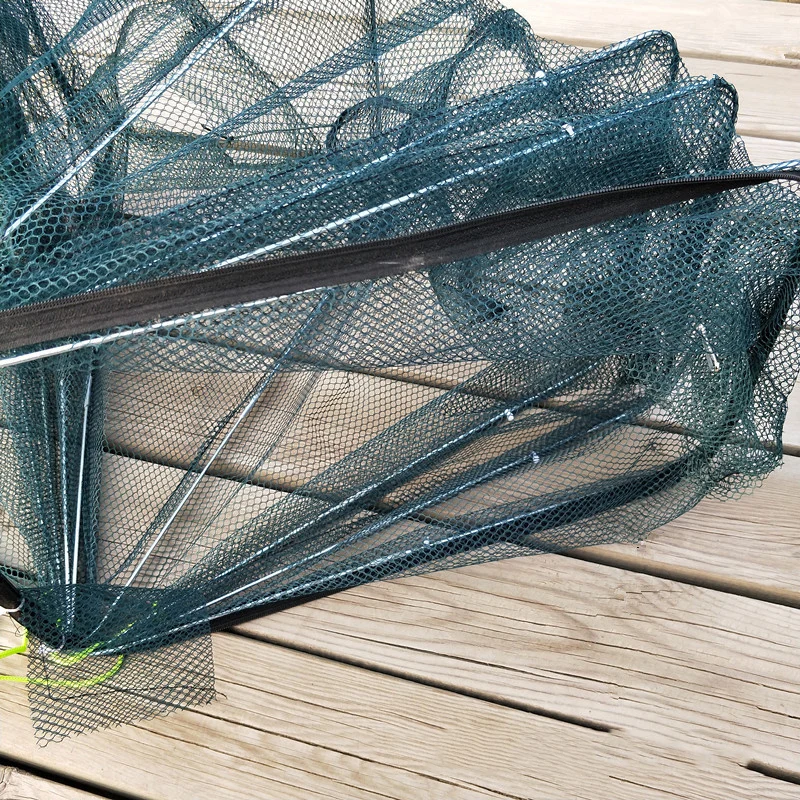 Складная Шестигранная Автоматическая ловушка для рыбалки креветок с 6