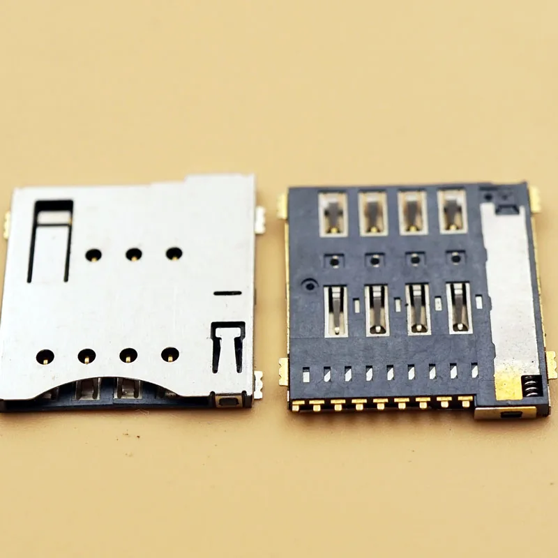 10 шт. оригинальный разъем для Micro SIM карты 6 + 1 P / 8 P|socket connector|socket psocket |