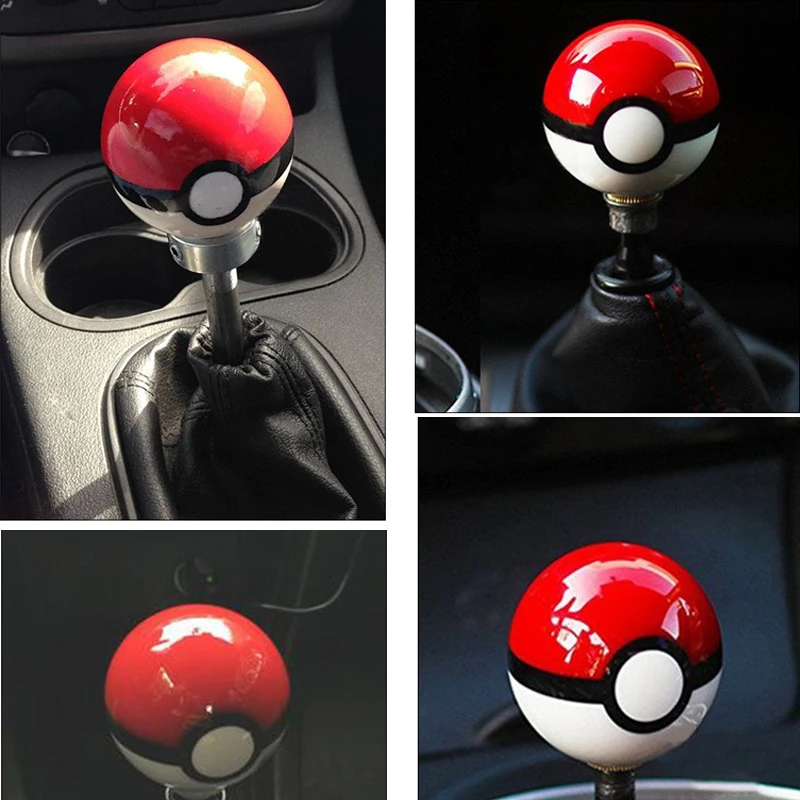 1 предмет Poke Ball Шестерни рукоятка рычага переключения передач с адаптерами