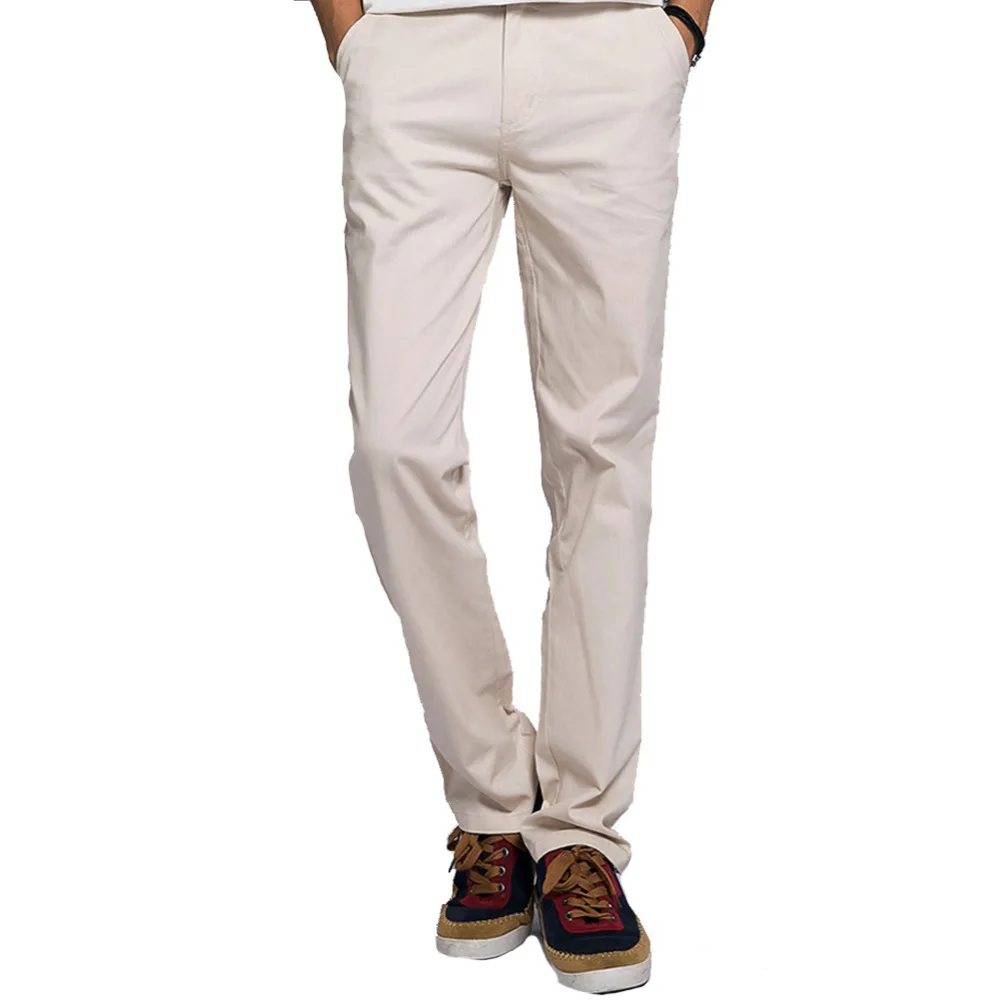 Мужская свободного покроя полу-глаз формальное осень хлопок сплошной цвет