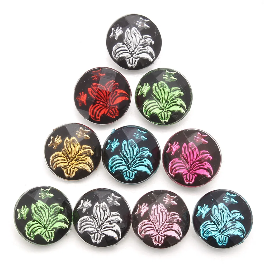 Акриловые неровные резиновые кнопки 10 шт./лот 18 мм подходят для самостоятельного