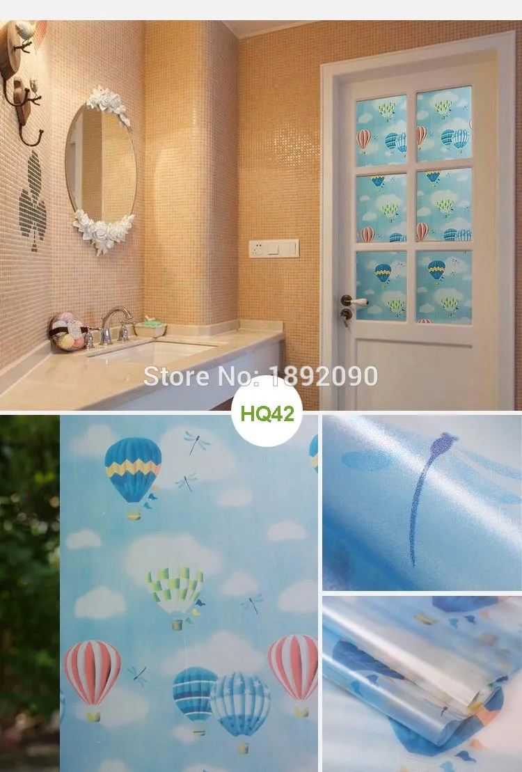 Funlife 60*200 см privacy декоративное стекло оконная пленка непрозрачные виниловый стикер на окно стеклянные наклейки для дома стекло