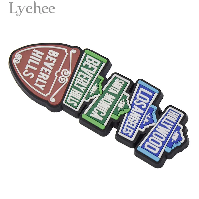 Lychee Life Голливуд Забавный резиновый магнит на холодильник креативный 3D