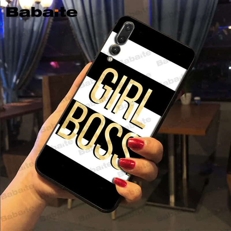 Babaite Boss Girl Lady like a boss сотовый Чехол для телефона huawei mate 10 lite p20lite p9lite nova 3i honor 8x mate20 pro funda