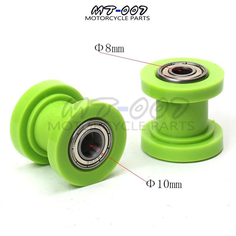 8 мм 10 цепи роликовый ползунок натяжного колеса Руководство для Dirt Pit мини