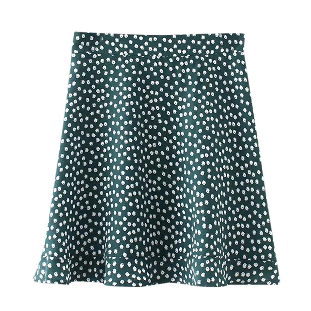 Women's Skirt Skirts faldas jupe femme shein saia Printed Bandage Mini Wrap Short Beach Party Summer #50 | Женская одежда