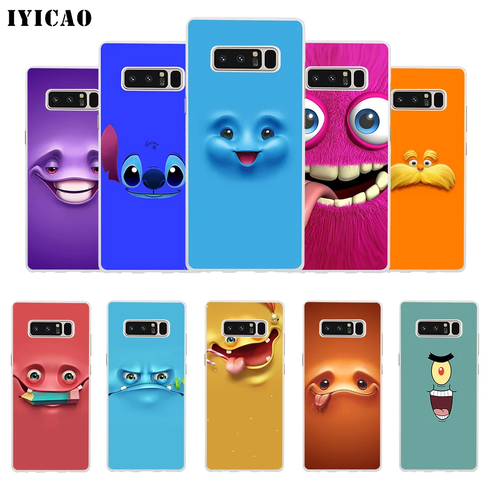 IYICAO милый 3D Мягкий силиконовый чехол для телефона Samsung A5 A6 Plus A7 A8 A9 J3 J5 J7 Note 8 9 TPU