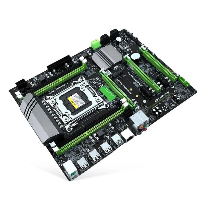 X79T DDR3 ПК настольные компьютеры 4 канала материнская плата LGA 2011 процессор компьютерная игровая поддержка M.2 E5-2680V2 i7 SATA 3,0 USB 3,0 для Intel B75