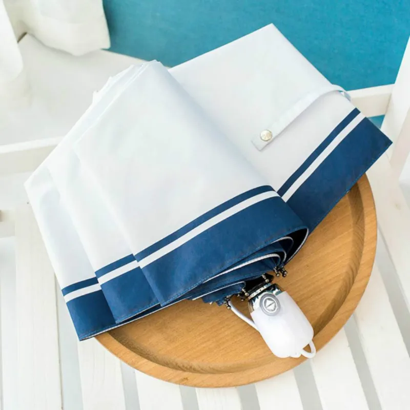 Зонт складной зонт женский солнцезащитный двойного назначения скидка 70%