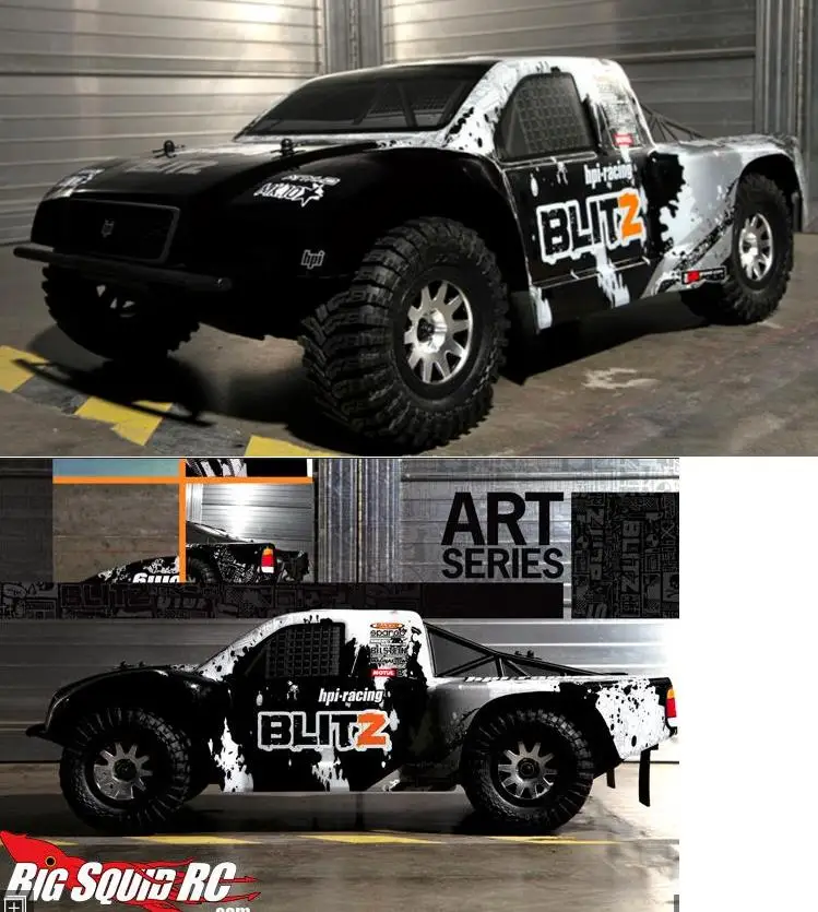 1/10 Truggy грузовик RC автомобиль HPI гоночный BLITZ 109876 SKORPION окрашенные тела короткий