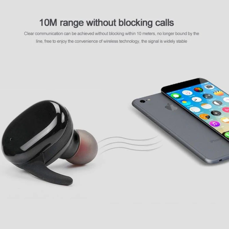 Настоящие беспроводные наушники TWS Bluetooth гарнитура T2C мини спортивные музыка для
