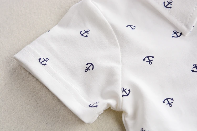 Летний комплект одежды для мальчиков Модный хлопковый спортивный из 2 предметов